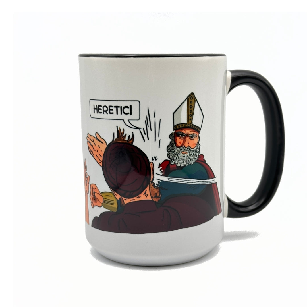 St. Nicholas Decks a Heretic Coffee Mug