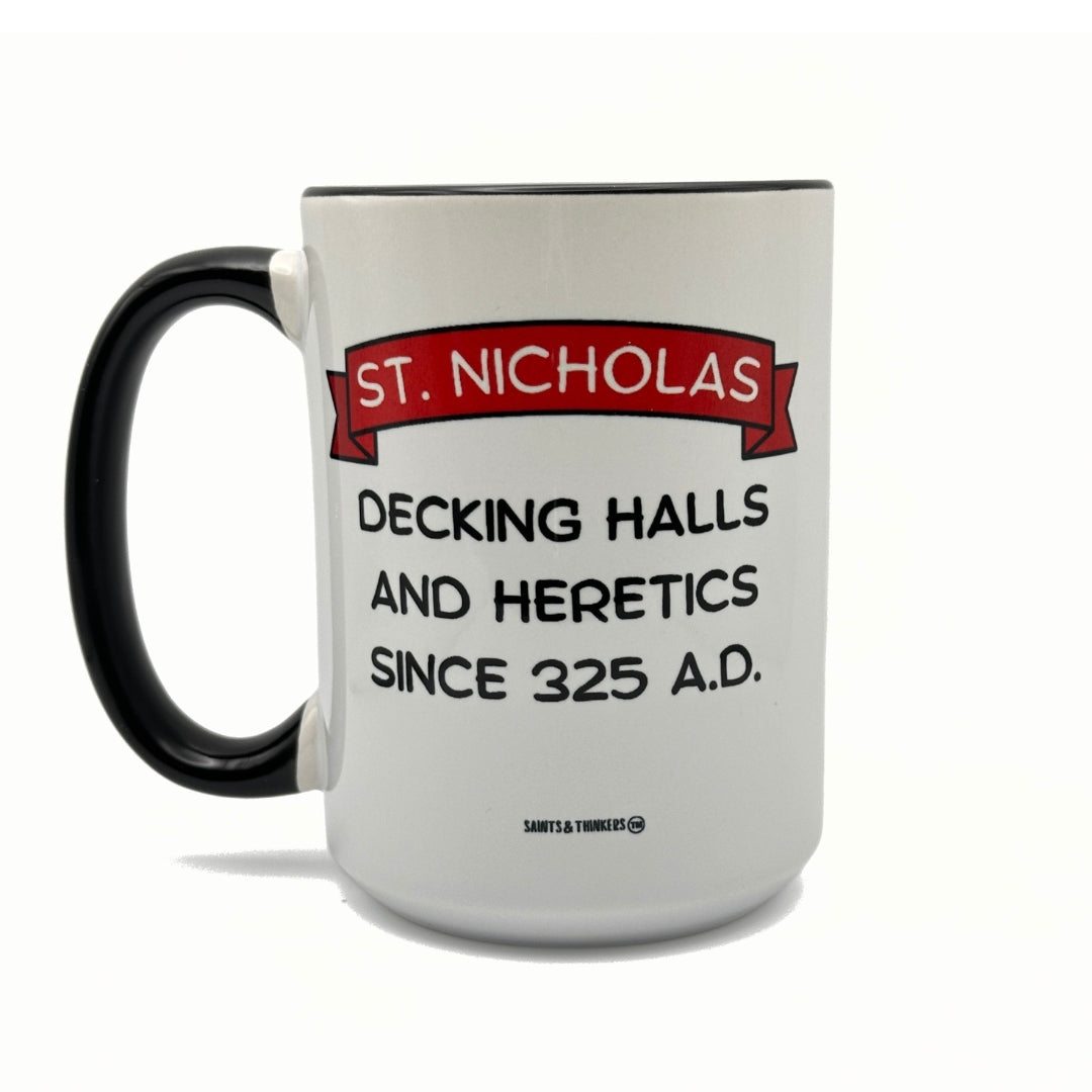 St. Nicholas Decks a Heretic Coffee Mug