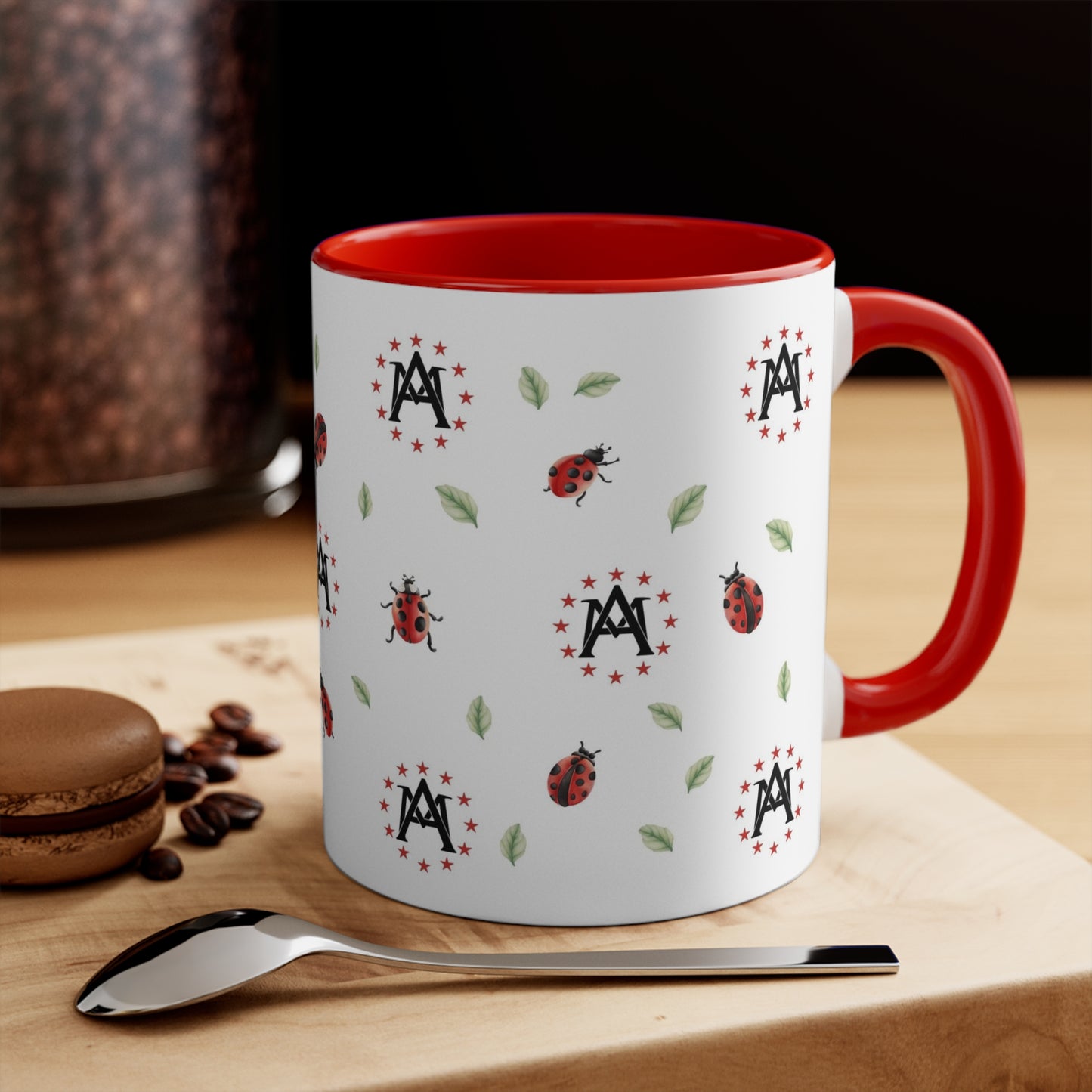 Ladybug Ave Maria Coffee Mug