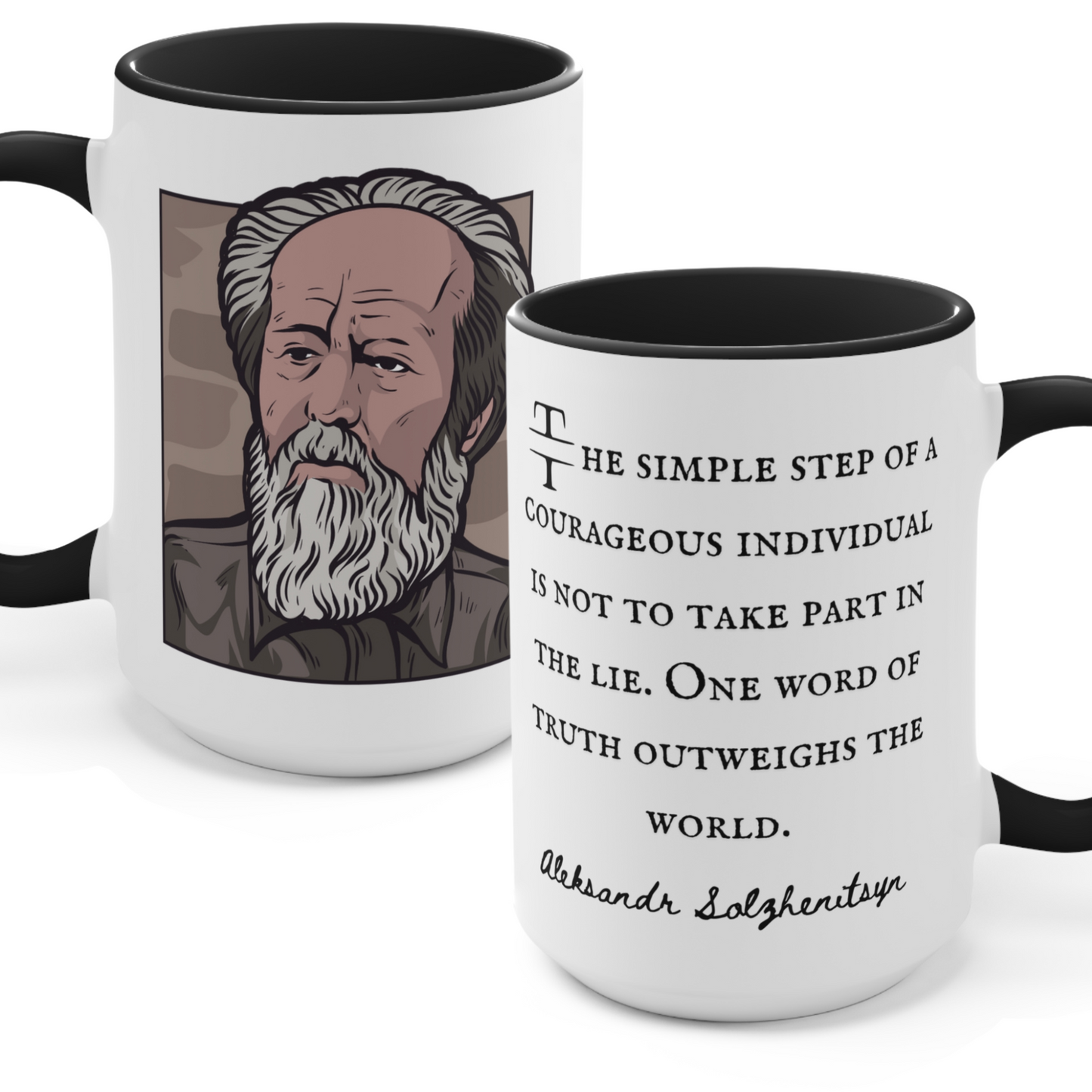 Aleksandr Solzhenitsyn Coffee Mug